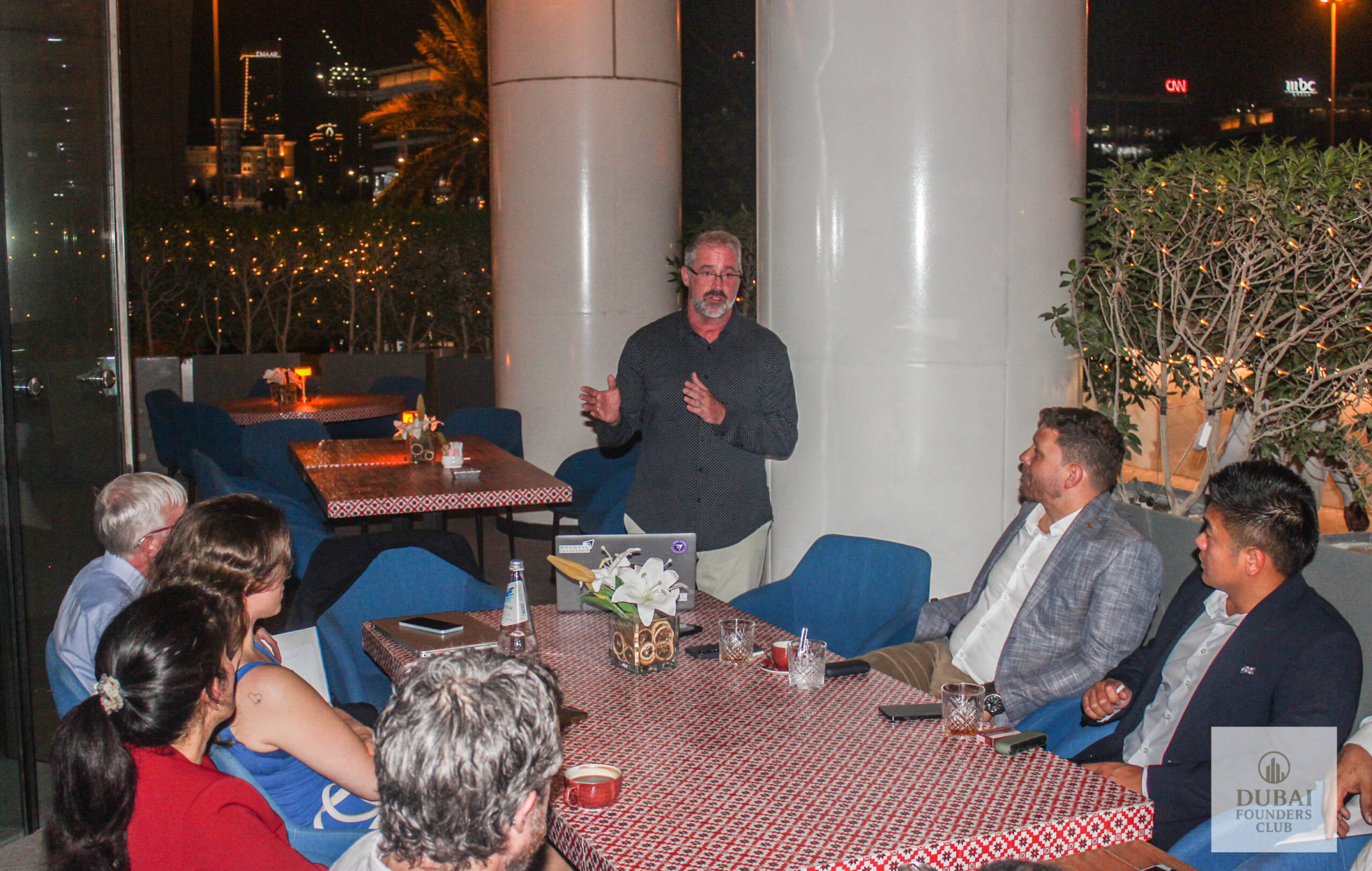 Dubai Founders Club networking evening with business leaders and investors